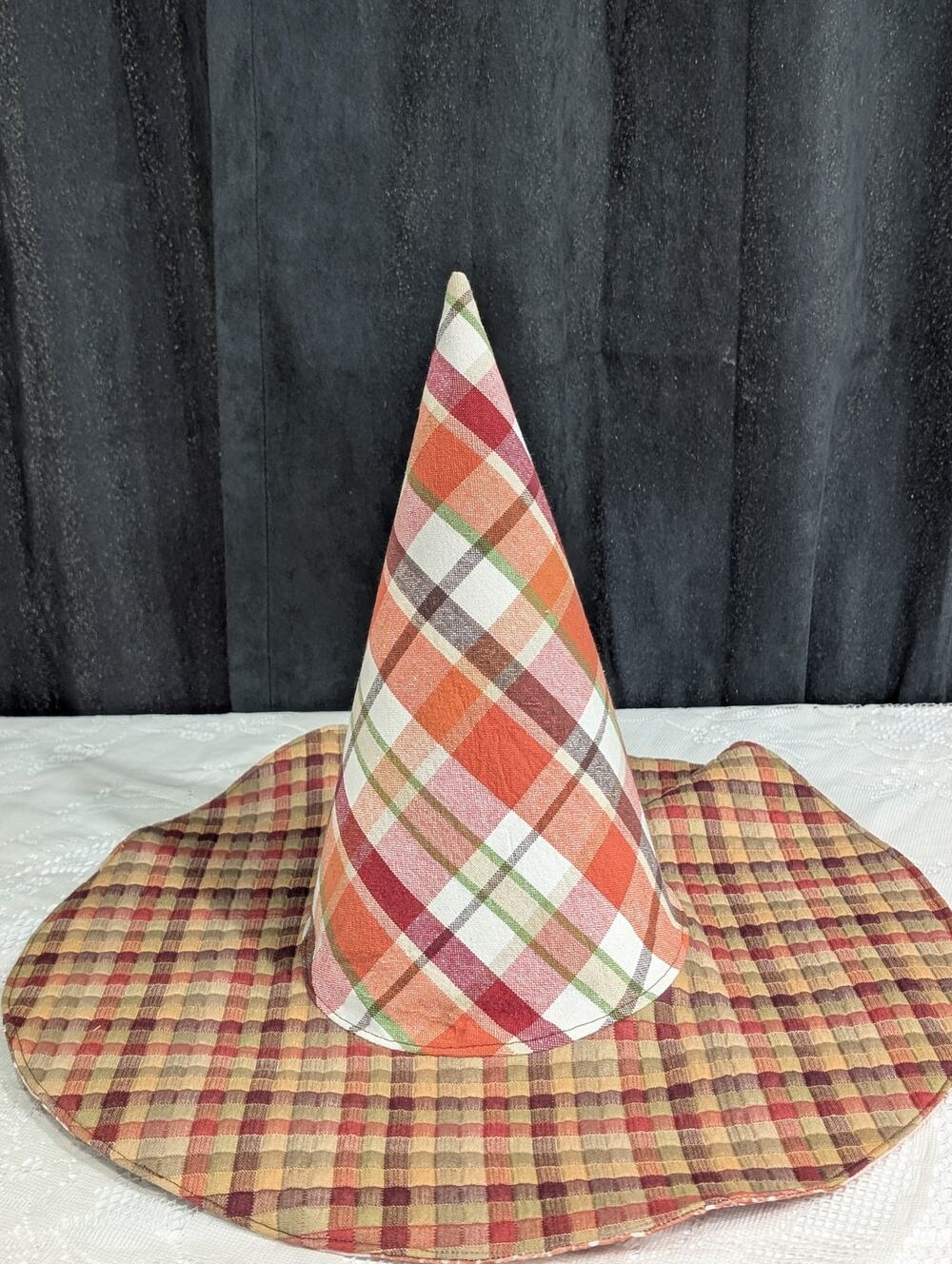 Handmade Fall Floral Whimsy Floppy Witch Hat - 13